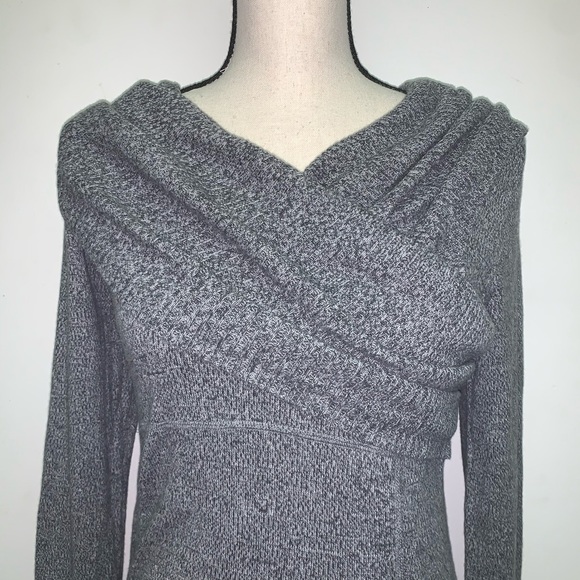 Athleta Sochi Sweater Dress, Dark Gray, Size Small - Picture 3 of 9